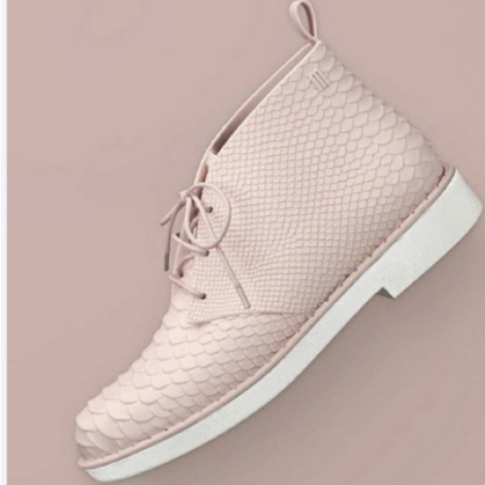 Melissa Desert Jelly Snake Python Ankle Boots - image 4